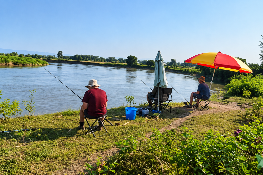 Fishing near Semliki National Park at Semliki Fishing River Camp
