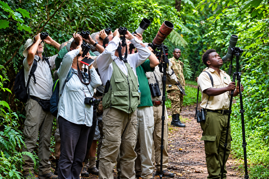 Guided birding walks in Kibale Uganda