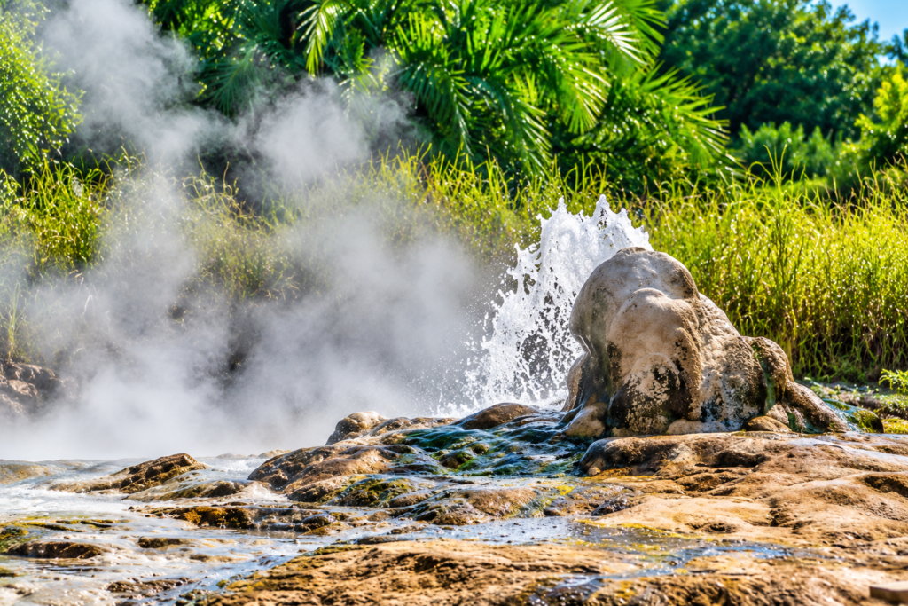 Sempaya Hot Springs in Semliki National Park Uganda