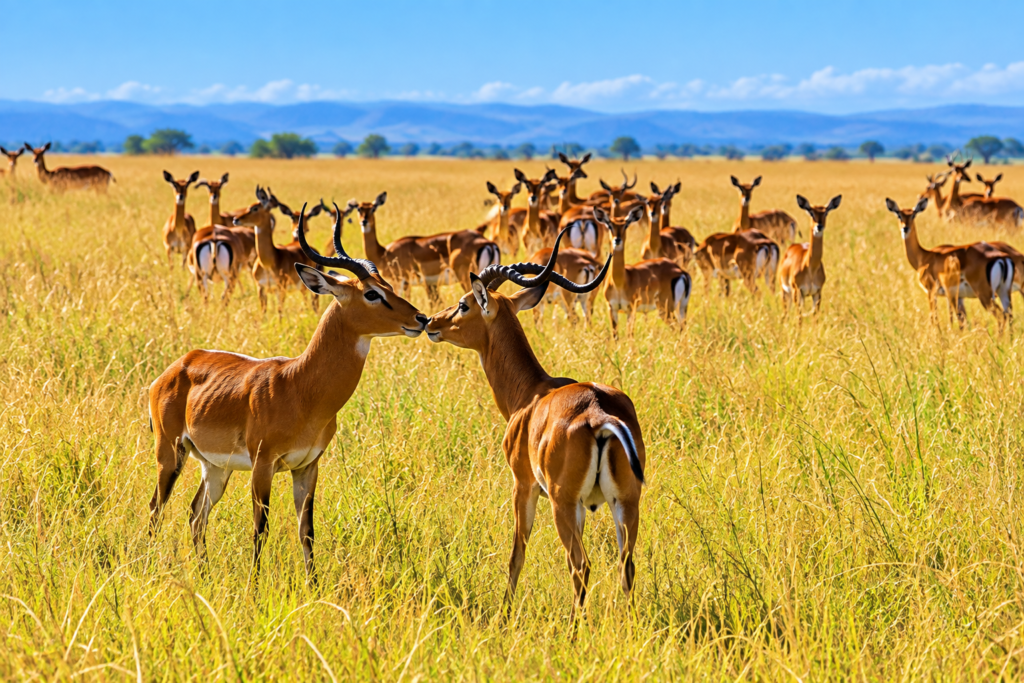 Wildlife in Kabwoya Wildlife Reserve Uganda